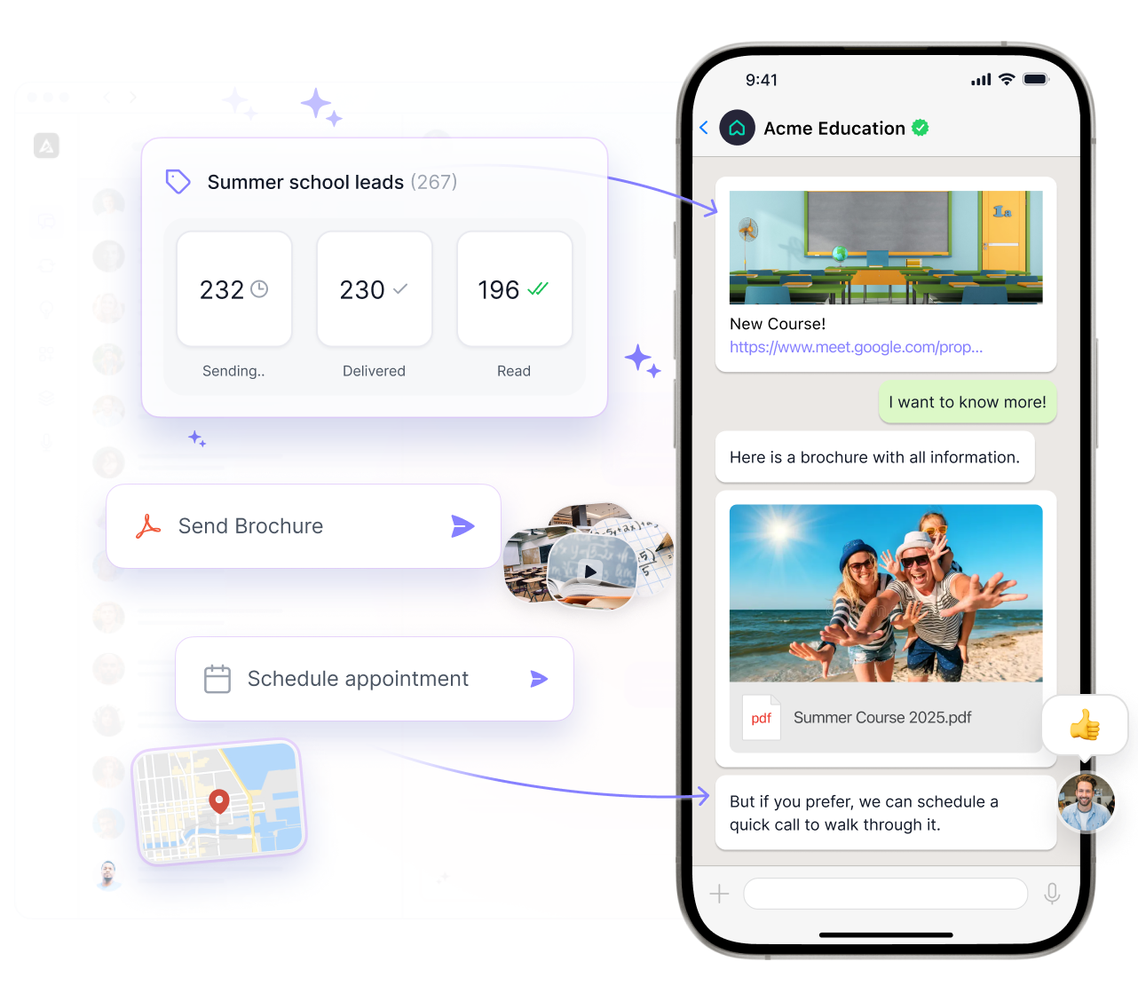 Polser lets admissions teams connect with prospective students at scale