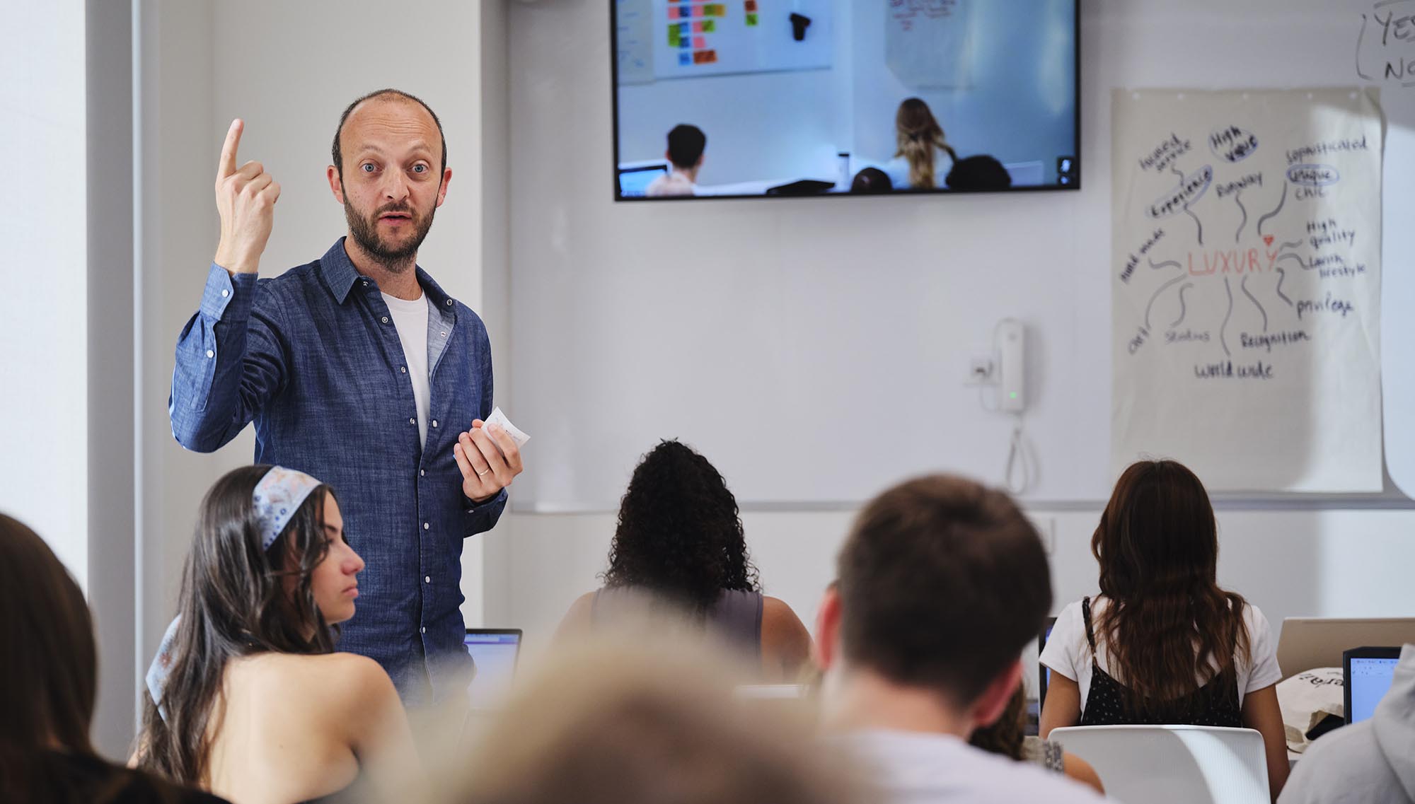 Class in Progress at TBS Education Barcelona